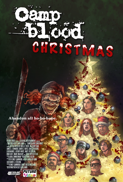 CAMP BLOOD CHRISTMAS - POSTER AND TRAILER DEBUT ANNOUNCING WORLD PREMIERE SCREENING AND HOME VIDEO RELEASE